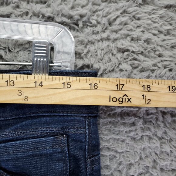 Democracy Jeans Womens 8 Blue Ab Solution Mid-Rise Skinny Stretch Denim - Picture 4 of 9